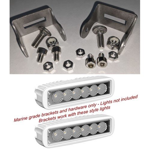 Marine Grade Stainless LED Light Bracket